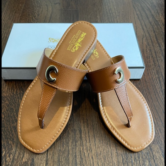 Coach and Four Shoes Coach And Four Leather Sandals Poshmark